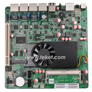 D2550MF D2550 MINI-ITX Placa-Mãe com Processador Intel Atom 4 PORTAS LAN e 12V DC EM