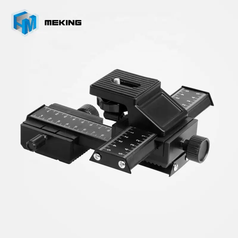 Meking 4 Way Bracket Photography Macro Focusing Focus Rail Slider Shot For Canon Camera