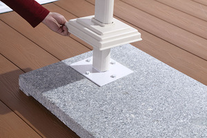 <span class=keywords><strong>Sombrilla</strong></span> de Jardín Tipo Pagoda en Cantilever, Impermeable, para Exteriores, de 3.6x3.6 y <span class=keywords><strong>4x4</strong></span> - Product Image 6