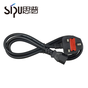 SIPU Anh BSI Phê Duyệt BS 1363 Anh AC Power Dây 13A 250V <span class=keywords><strong>3</strong></span> <span class=keywords><strong>Pin</strong></span> Lắp Ráp Cắm Với Cầu Chì - Product Image 2