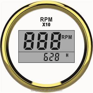 52mm Universal Moto Tracteur Bateau De Voiture Numérique Tachymètre Indicateur Avec Compteur Horaire 9990 <span class=keywords><strong>RPM</strong></span> - Product Image 2
