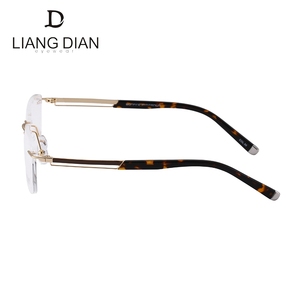 Chất Lượng Cao Titanium Kim Loại Kính Khung, OEM Rim Ít Kính Mắt Quang Học Kính - Product Image 1