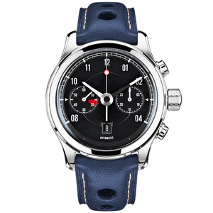 Fashion <strong>Automatic</strong> <strong>Chronograph</strong> Brand Your Own Watch Classic Design Men's Wristwatches Stainless Steel Japan Movement 2018 CE/ROHS - Product Image 1