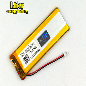 Plug1.0 2 line 3.7 V 402565 Lithium ion polymer Rechargeable 1000 mAh battery lasting for Tablet Pc - Product Image 3