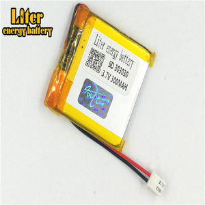 Plugue <strong>2</strong>.5-<strong>2</strong> P Bateria De L&iacute;tio 303030 300 mAh lithium polymer battery Li Ion battery lipo Recarreg&aacute;vel with PCM - Product Image 1