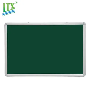 Venta caliente magnética de la escuela pizarra verde lista de precios de placa verde marco de aluminio para placa verde