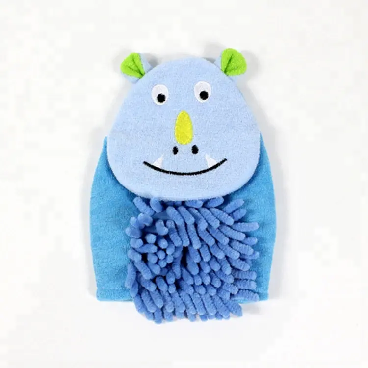 Multicolor baby kids shower loofah koala modeling cleaning animal bath glove have advantages in quality and price