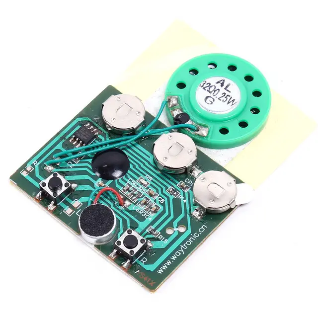 30 second 30S Key Control Sound Voice Audio Recordable Recorder Module Chip Programmable Music Board For Greeting Card