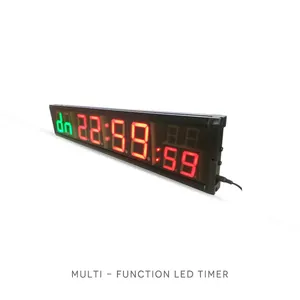 Minuterie numérique LED hit8-4 (2g6r), minuterie de course sportive, télécommande, horloge numérique