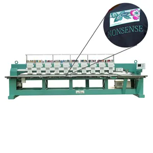 High Speed 10 Head Embroidery Machine for Flat Embroidery