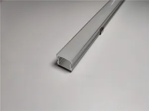 Customize Milky White  Transparent  Frosted Pc Cover Aluminium Extrusion 6063 Aluminum Profile For Led Light Bar
