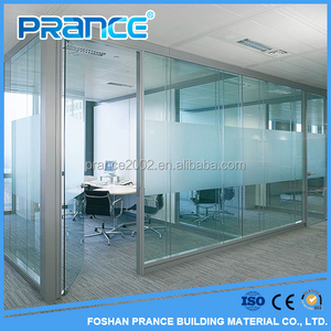 Tabique de vidrio marco de aluminio para <span class=keywords><strong>la</strong></span> <span class=keywords><strong>oficina</strong></span>, hotel, <span class=keywords><strong>restaurante</strong></span> - Product Image 5