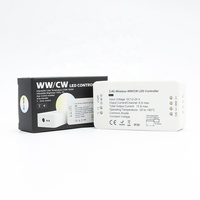 Gledopto yanmaz çift cct sıcak beyaz soğuk beyaz 12v/24v wifi led ışık kontrolörü dimmer proje için kullanımı