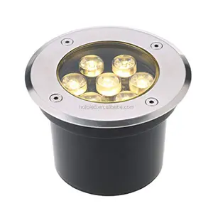 7 W IP67 อลูมิเนียมตกแต่งกลางแจ้ง spot light underground ฝัง light สำหรับสวนสระว่ายน้ำ