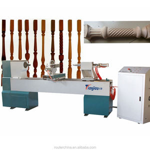Torno Automático CNC para <span class=keywords><strong>Madera</strong></span> con Motor Paso a Paso 450C, Sistema de Control DSP, Potencia del Husillo de 3.5kw para Grabado y Torneado, 1 Año de Garantía - Product Image 1