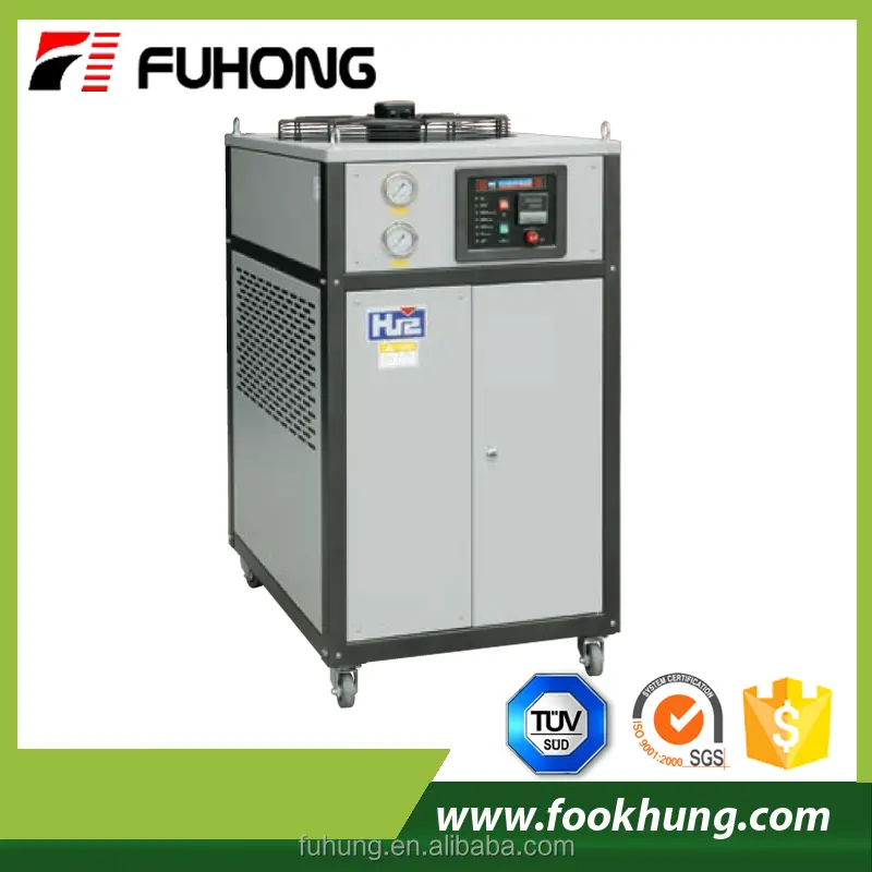 Certificazione Ce Ningbo Fuhong ad alte prestazioni 8hp industriale compressore copeland aria raffreddato refrigeratore d'acqua prezzo