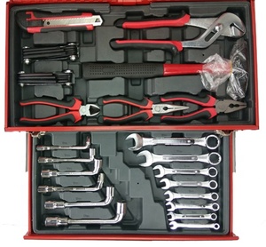 Ensemble d'outils professionnels pour atelier/ménage/mécanicien/bricolage, 83 pièces, dans un coffret métallique - Product Image 4