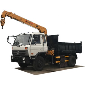 Nouveau <span class=keywords><strong>camion</strong></span> à <span class=keywords><strong>benne</strong></span> hydraulique mobile <span class=keywords><strong>de</strong></span> 10 tonnes avec <span class=keywords><strong>grue</strong></span> à <span class=keywords><strong>bras</strong></span> droit à trois sections <span class=keywords><strong>de</strong></span> 5 tonnes - Product Image 2