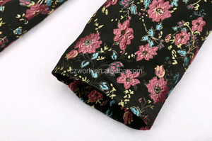 Lo nuevo Brocado dobby tela woen moda Mujeres Sexy vestido de Fiesta Vestido de mujer de la Oficina del vestido - Product Image 6
