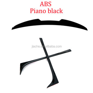 Lato posteriore del Tetto Spoiler lama di Ali per <span class=keywords><strong>Volkswagen</strong></span> VW <span class=keywords><strong>Polo</strong></span> Standard 2011-2018 Non Per GTI <span class=keywords><strong>R</strong></span> ABS Pianoforte nero Trim Grembiuli Winglet - Product Image 2