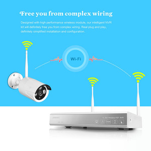 <span class=keywords><strong>Seguridad</strong></span> inalámbrica WiFi sistemas de vigilancia HD 720 p interior/al aire libre Bullet cámaras IP - Product Image 4