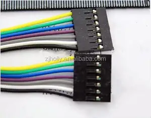 7 Pin Female To Female Jumper Wire Dupont Cable 2.54 Pitch 15cm Electronic OEM ODM RoHs