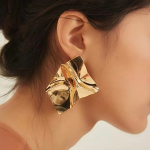 Grande Marchio di Moda Irregolare Metallo Della Vite Prigioniera <span class=keywords><strong>Orecchini</strong></span> Per Le Donne Punk Dichiarazione Grandi <span class=keywords><strong>Orecchini</strong></span> di Goccia Ciondola I Monili Accessori - Product Image 2