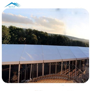 Tente de réception extérieure de 15 m de portée, blanche, pour mariage et événements – Grande vente - Product Image 4