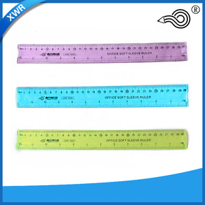 Mới Đến Tùy Chỉnh 15Cm 20Cm 30Cm Rõ Ràng PVC Linh Hoạt Có Thể Gập Lại Văn Phòng Trường Cai Trị Màu Nhựa Mềm Thẳng Cai Trị - Product Image 4