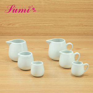 Diskon Besar Teko Susu Porselen Putih Tanpa Pegangan 50Ml/100Ml/150Ml/200Ml - Product Image 6
