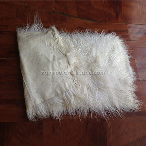 Lunghi capelli Ricci mongolia pelliccia delle pecore tappeto/tibetano capra pelliccia coperta di pelliccia di pecora piatto - Product Image 2