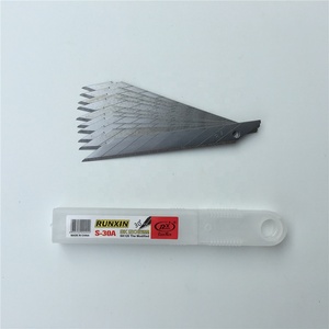 4 cái/bộ Bộ dụng cụ bọc màng dán cửa sổ xe hơi bằng nhựa vinyl dụng cụ bọc màng miếng dán 1xsqueegee 1X dao cắt snitty 10x lưỡi 1xknife - Product Image 2