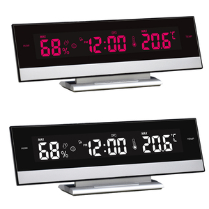 Trang trí nội thất văn phòng trong nhà nhiệt độ độ ẩm LED đồng hồ kỹ thuật số - Product Image 5