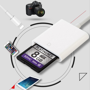 SD adaptador <span class=keywords><strong>de</strong></span> lector <span class=keywords><strong>de</strong></span> tarjetas iPhone 8 X iPod <span class=keywords><strong>Apple</strong></span> tarjetas <span class=keywords><strong>de</strong></span> memoria SD <span class=keywords><strong>de</strong></span> apoyo más nuevo Sistema IOS 2018 nuevo - Product Image 5