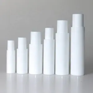 Ml de 15 30ml ml 60 50ml 100ml 120ml Reta rodada cosméticos plástico garrafa de loção airless