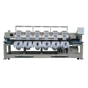 Fabriek promotie Computerized Bediening 6 heads cbl platte borduurmachine