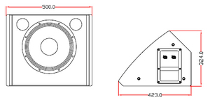 Altavoces Profesionales Coaxiales <span class=keywords><strong>de</strong></span> 12 Pulgadas para Monitoreo <span class=keywords><strong>de</strong></span> <span class=keywords><strong>Escenario</strong></span> - Product Image 2