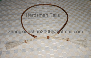 Cinta para Sombrero de Vaquero y Vaquera de 10 mm de Ancho, Hecha de Crines de Caballo Trenzadas - Product Image 3