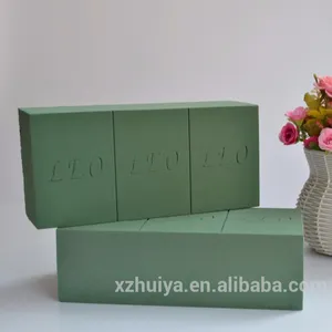 Phenolic resin wet floral foam with green color LEO logo for fresh flower and wedding car decoration