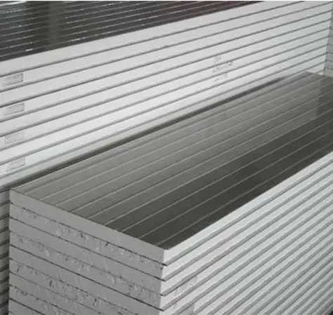 Corrugado aislamiento térmico eps techo de aluminio panel de pared paneles sándwich precio