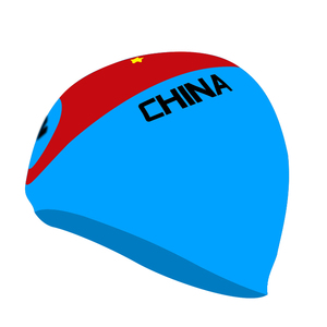 <span class=keywords><strong>Gorro</strong></span> de baño <span class=keywords><strong>personalizado</strong></span> de calidad, de silicona, con estampado de bandera nacional - Product Image 4