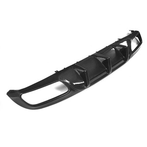 Difusor de parachoques trasero de fibra de carbono JCSPORTLINE para <span class=keywords><strong>Mercedes</strong></span> <span class=keywords><strong>Benz</strong></span> Clase C C205 <span class=keywords><strong>C63</strong></span> <span class=keywords><strong>AMG</strong></span> <span class=keywords><strong>Coupe</strong></span> 2015-2017 - Product Image 2