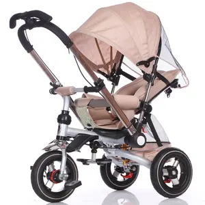 Tricycle portable pour enfants, chariot à trois roues pour bébés, prise en charge ce