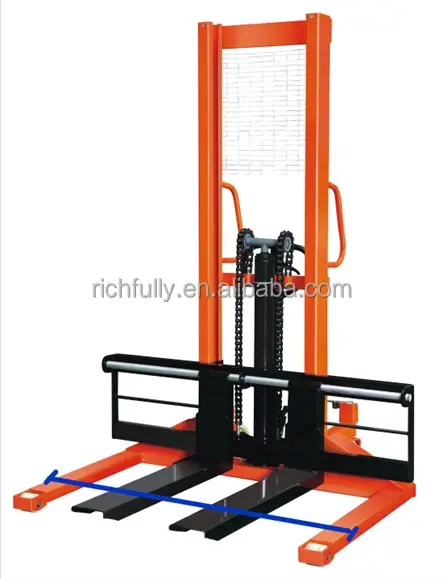 Chân Wide Tay/Manual Pallet Stacker