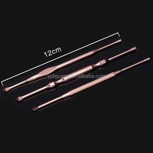 High Quality 3 Pcs Rose Gold Stainless Steel <strong>Ear</strong> <strong>Wax</strong> Pick <strong>Ear</strong> Curette Cleaner <strong>Ear</strong> <strong>Wax</strong> <strong>Removal</strong> <strong>Kits</strong> with Plastic Box - Product Image 6