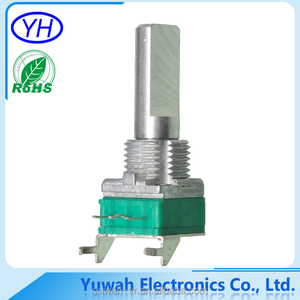 Guangdong 9mm Carbon Film 5 pin linear Rotary axis long 50 k b503k b504k value potentiometer regulator - Product Image 4