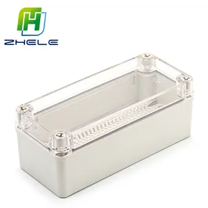 Newest High Quality IP66 180*80*70mm Waterproof ABS Transparent Cover Outdoor Junction Plastic Box Enclosure