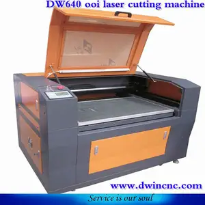 dw1290 de acrílico grabado láser de corte de la máquina mejor precio