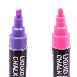 Spidol Kapur Cair, 12 Warna Jendela Premium Pena Neon Papan Tulis, Termasuk 2 Warna Metalik - Product Image 2