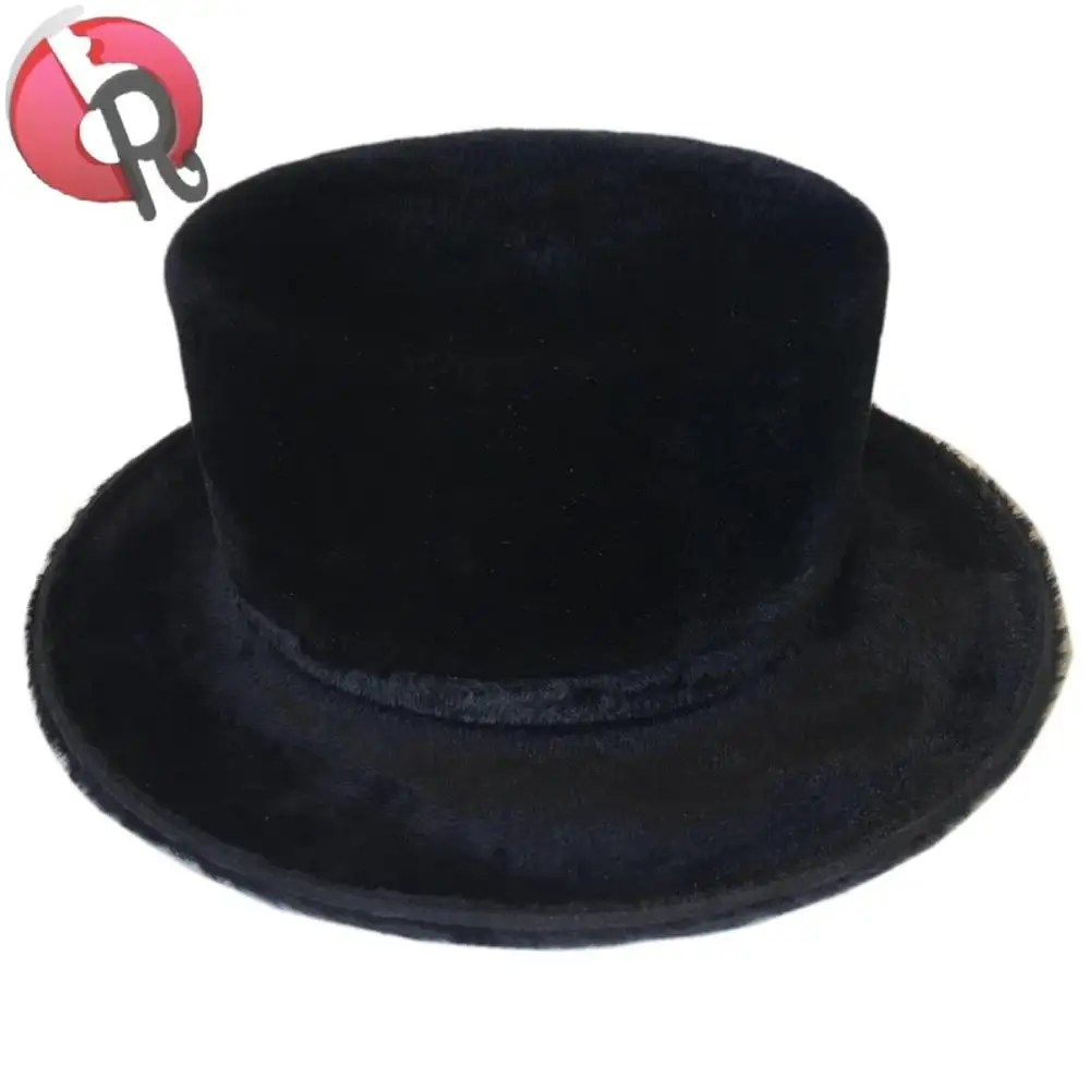 Retro Người Lớn Tóc Dài Chải Lông Thỏ Cảm Thấy Borsalino Do Thái Hat Fedora Hat Cho Mặc Và Bộ Sưu Tập